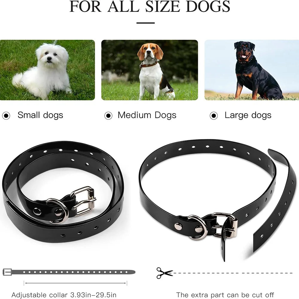 800m Digital Dog Training Collar Waterproof Rechargeable Remote Control Pet with LCD Display for All Size Shock Vibration Sound