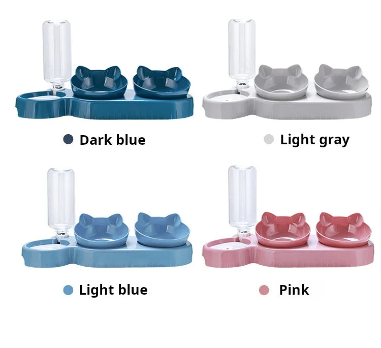 PurrWell 3-in-1 Cat Feeding Station