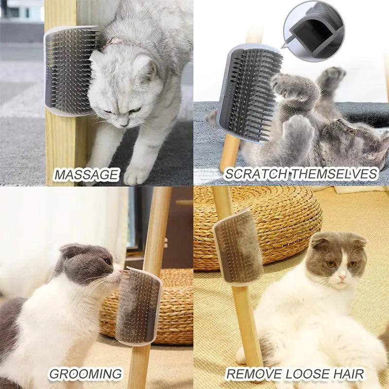 PurrScrape Corner Cat Brush