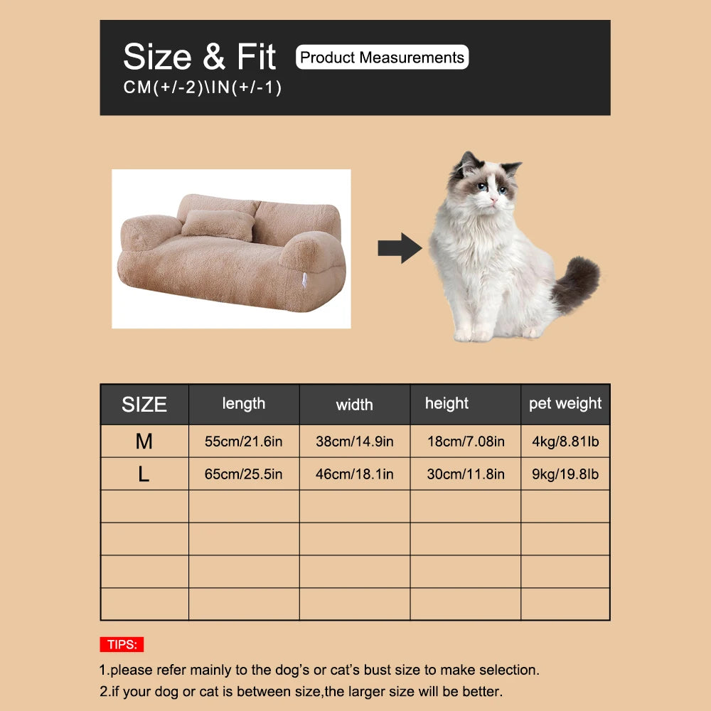 CozyPaws Pet Sofa