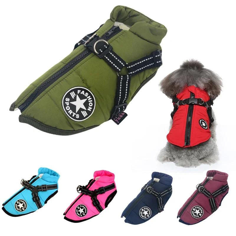 WarmPaw Waterproof Dog Jacket
