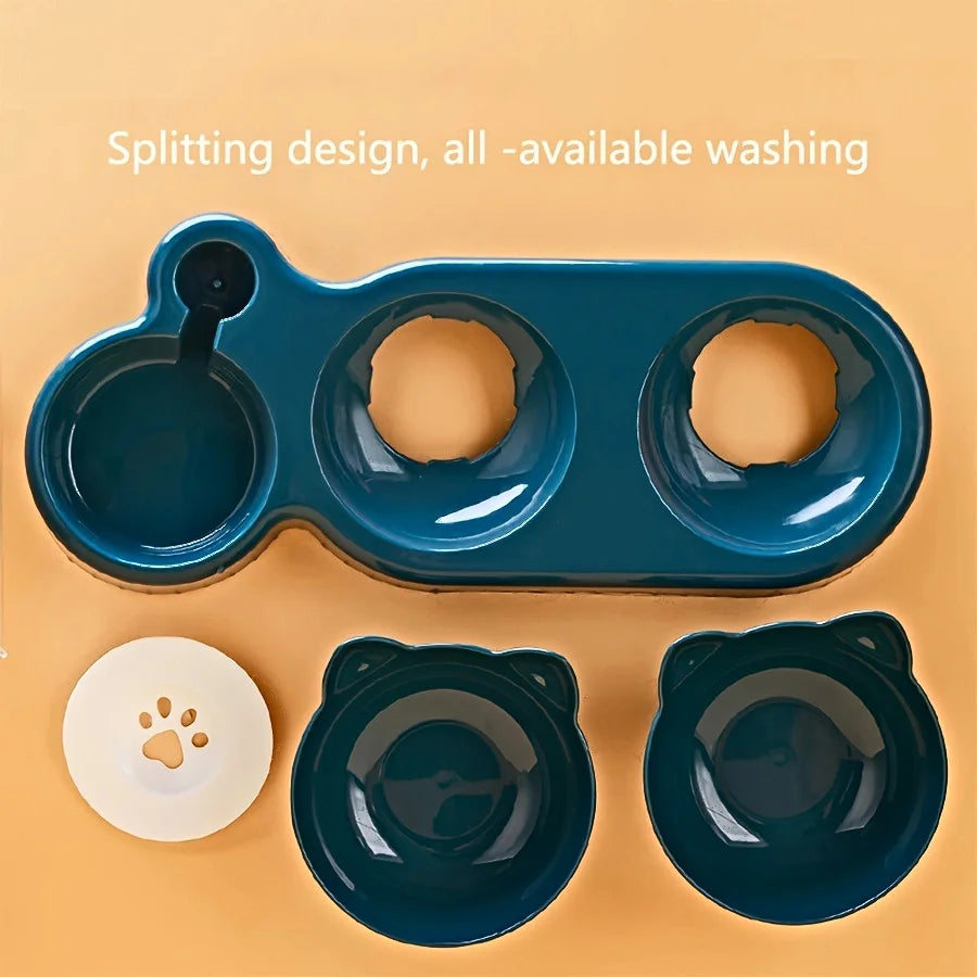 PurrWell 3-in-1 Cat Feeding Station