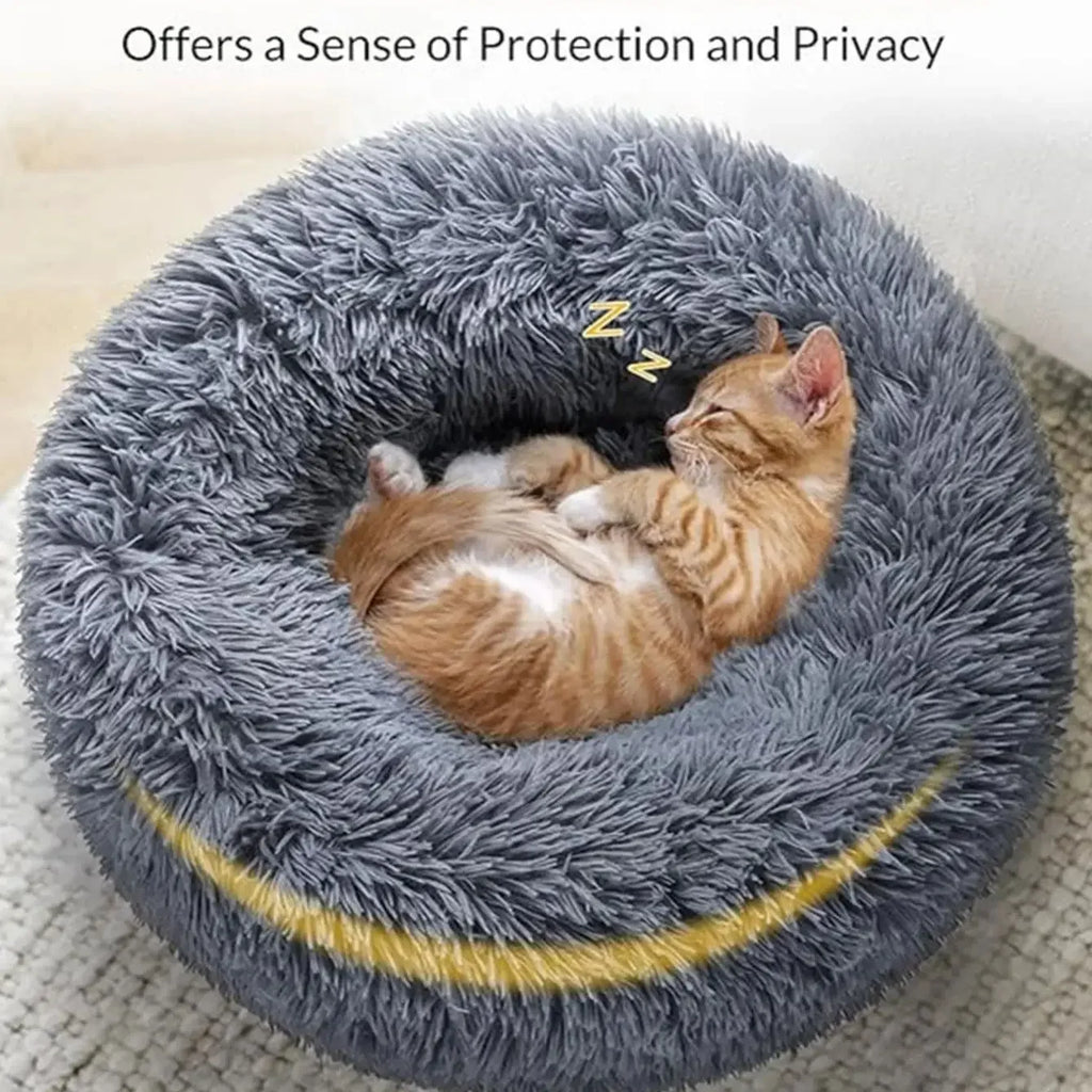 CozyPaws Round Winter Warm Sleeping Bed